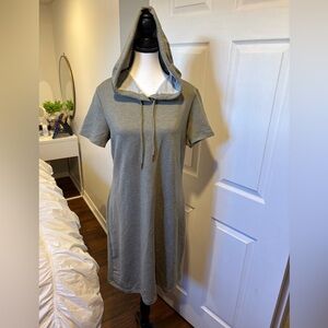 🌷Calvin Klein Olive Green Hooded T-Shirt Dress | Medium 3/$30